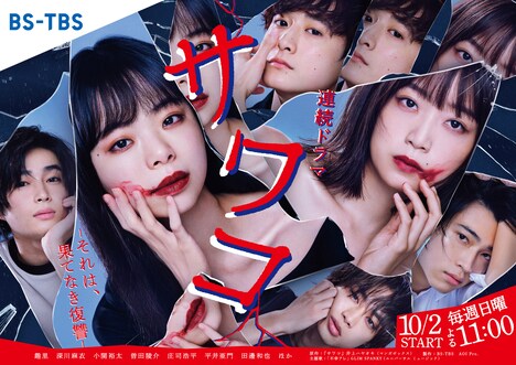 BS-TBS「サワコ ～それは、果てなき復讐」キービジュアル