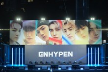 ENHYPEN「定め」ショーケースイベントの様子。