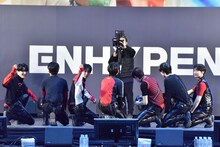 ENHYPEN「定め」ショーケースイベントの様子。