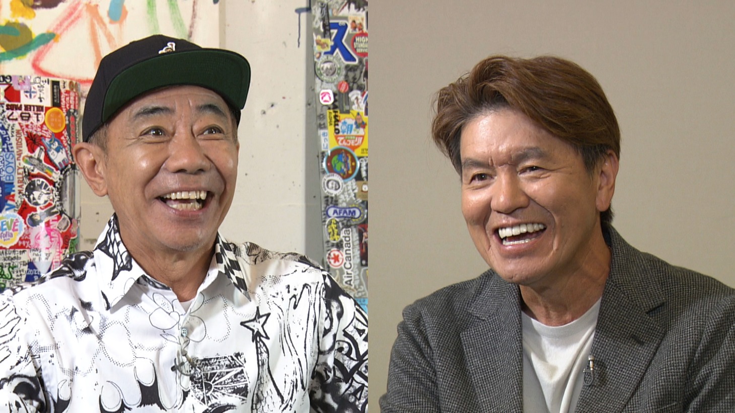 左から木梨憲武、ヒロミ。（写真提供：NHK）