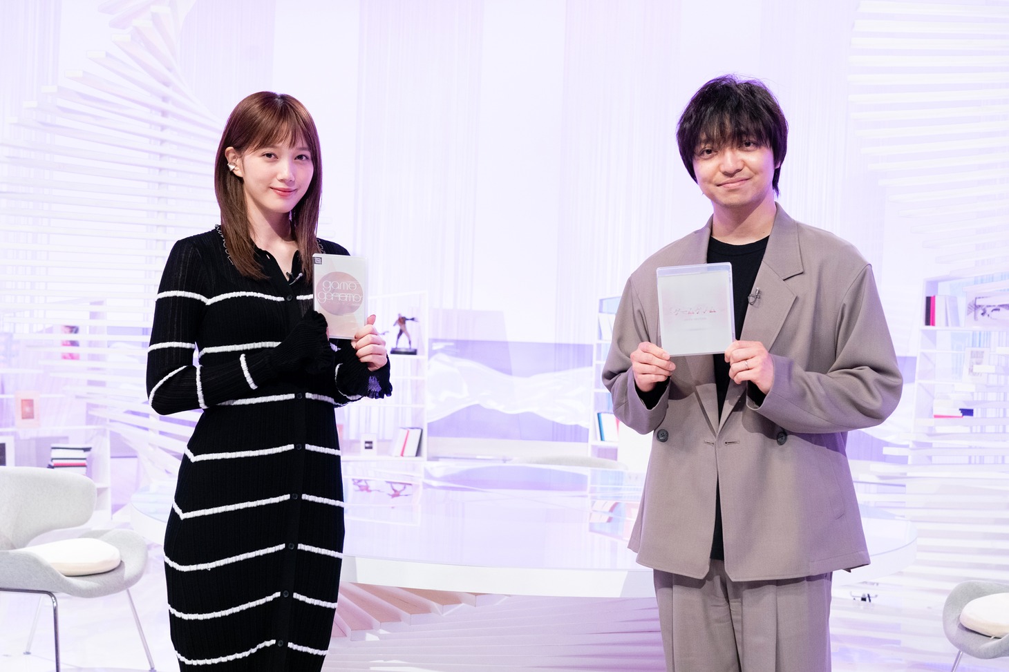 左から本田翼、三浦大知。（写真提供：NHK）