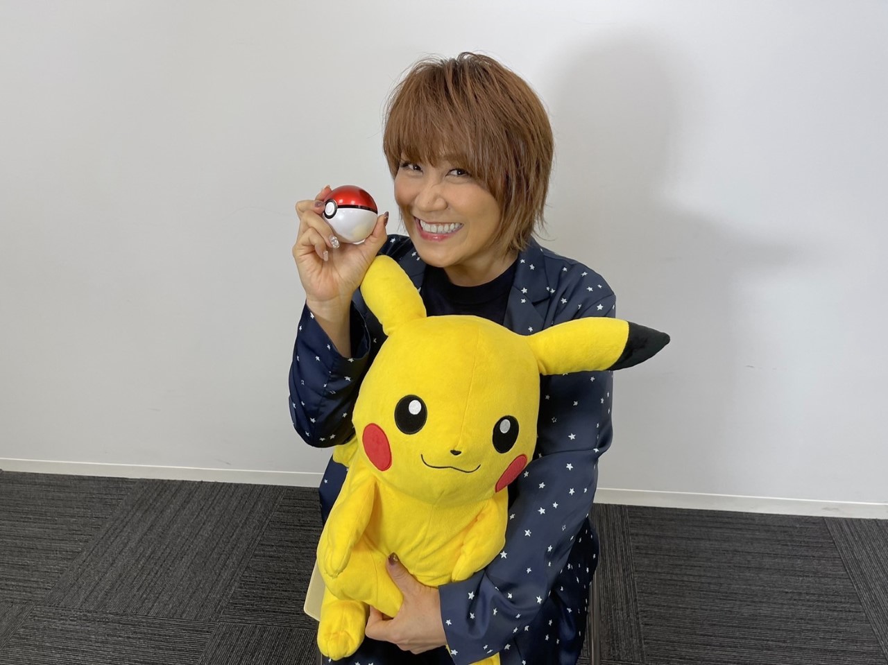 サトシ役の声優・松本梨香。(c)テレビ東京