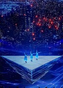 「Perfume LIVE 2021 [polygon wave]」より。（撮影：上山陽介）