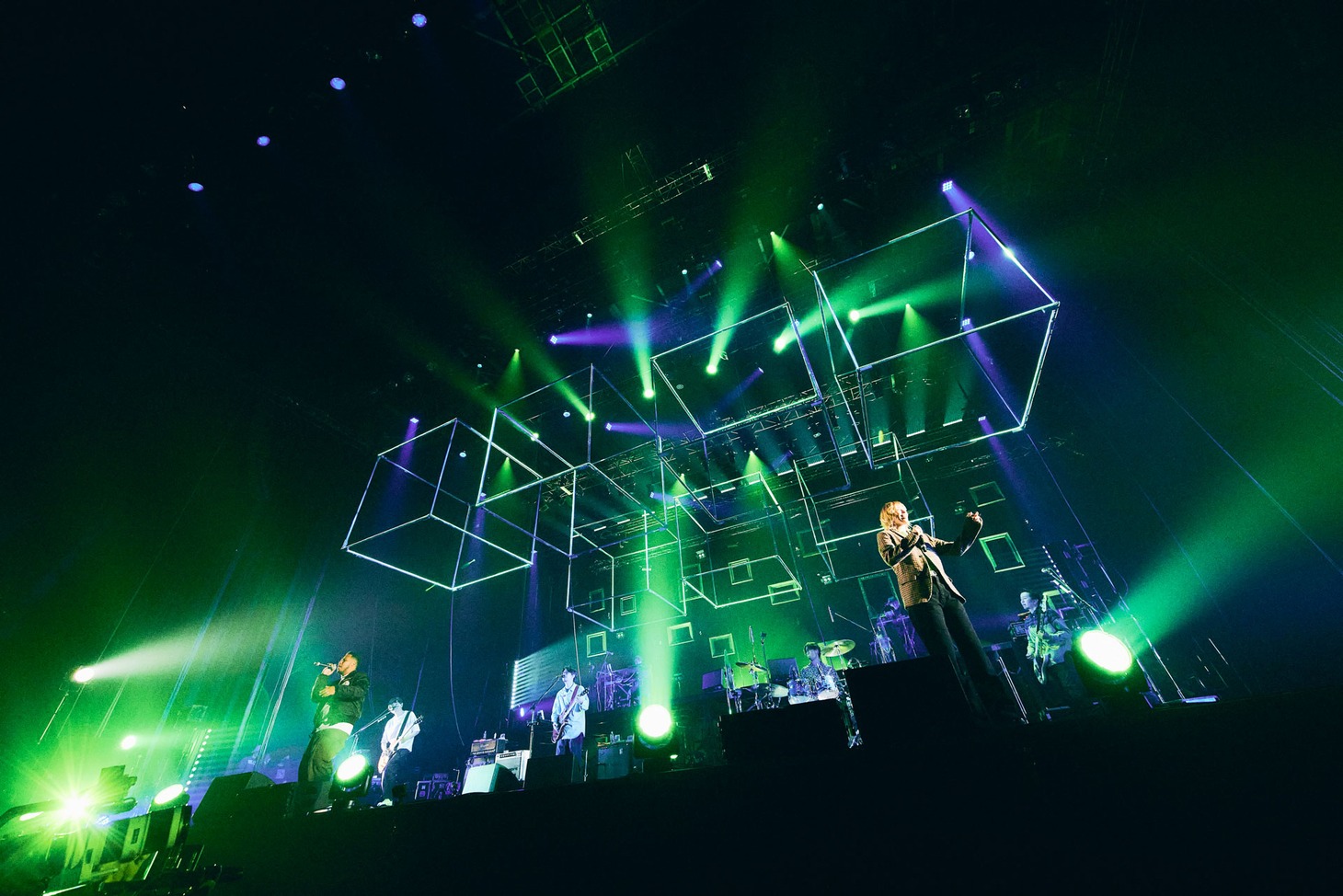 「ASIAN KUNG-FU GENERATION Tour 2022『プラネットフォークス』」横浜アリーナ公演の様子。（撮影：山川哲矢）