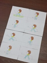 坂本慎太郎「ある日のこと（One Day）」MVのイラスト原画。