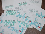 坂本慎太郎「ある日のこと（One Day）」MVのイラスト原画。