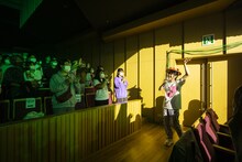 客席に現れた眉村ちあき。（撮影：樋口涼）