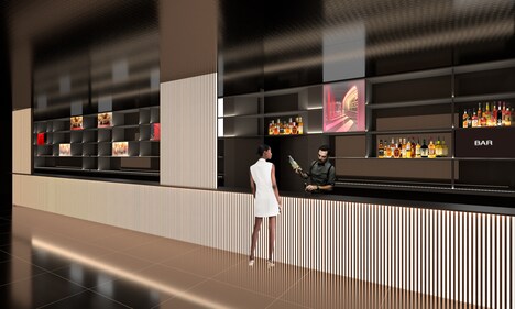 東京・Zepp Shinjuku（TOKYO）のドリンクカウンターのイメージ。