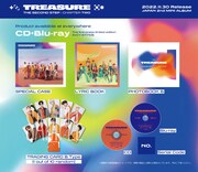 TREASURE「THE SECOND STEP : CHAPTER TWO」CD＋Blu-ray＋スマプラムービー＆ミュージック盤の特典ビジュアル。