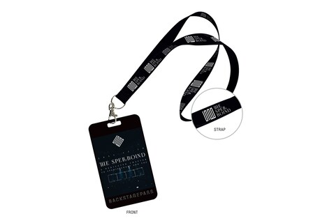 THE SPELLBOUND「THE SPELLBOUND | Tongpoo videos vol.4 ＋ A DEDICATED CHAPTER TO STUDIO COAST AND YOU」特典ネックストラップのデザイン。