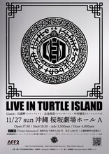TURTLE ISLAND「LIVE IN TURTLE ISLAND」フライヤー