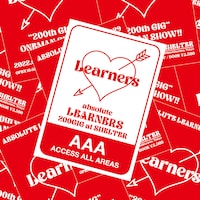 LEARNERS「Absolute LEARNERS 200GIG at SHELTER」ジャケット