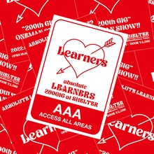 LEARNERS「Absolute LEARNERS 200GIG at SHELTER」ジャケット