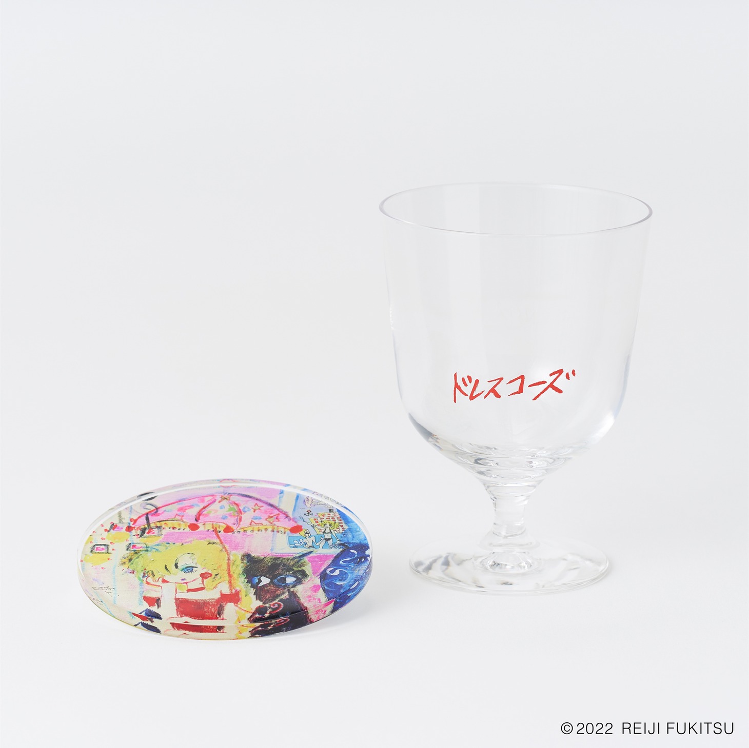 「戀愛大全」グラス＆アクリルコースターセット