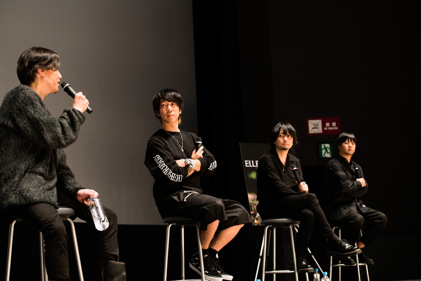 「ELLEGARDEN : Lost & Found」完成披露試写会の様子。