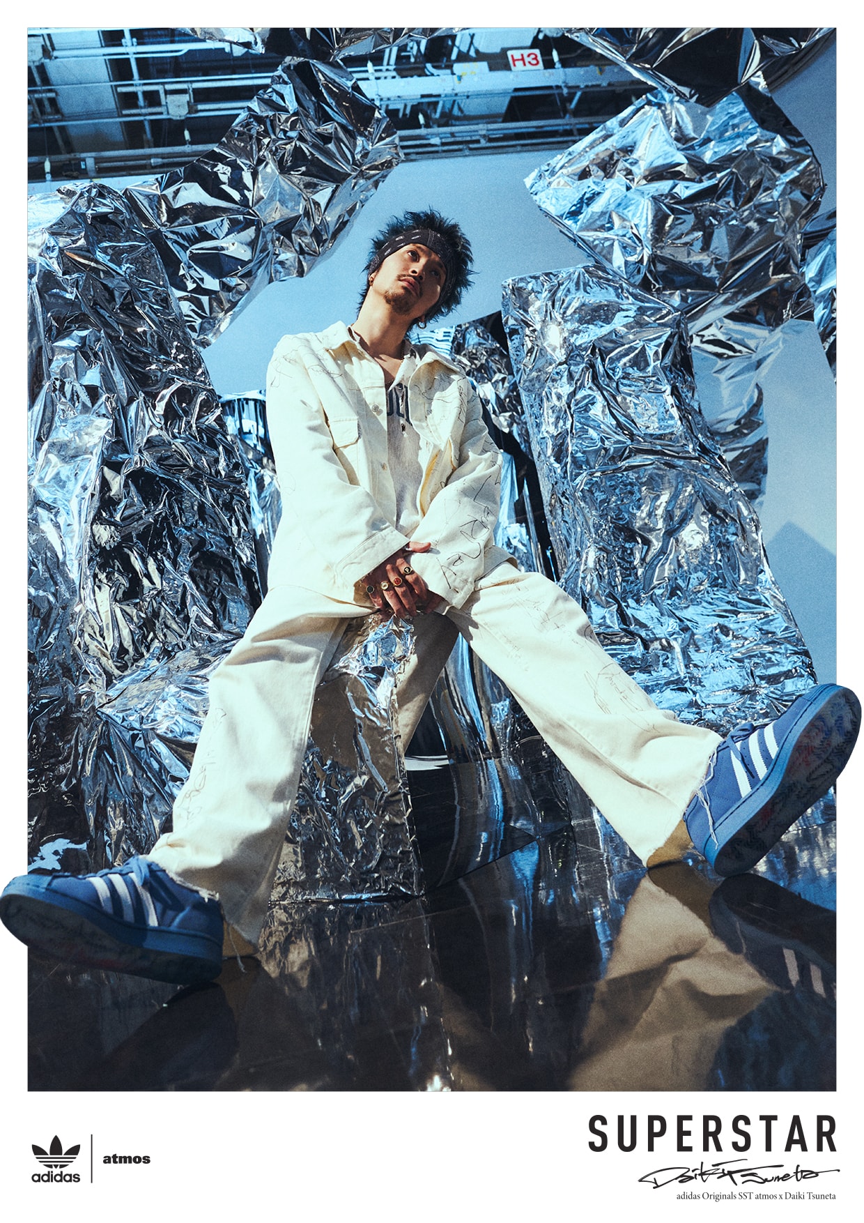 adidas atmos SST DAIKI TSUNETA」ビジュアル - 常田大希×adidas×atmos