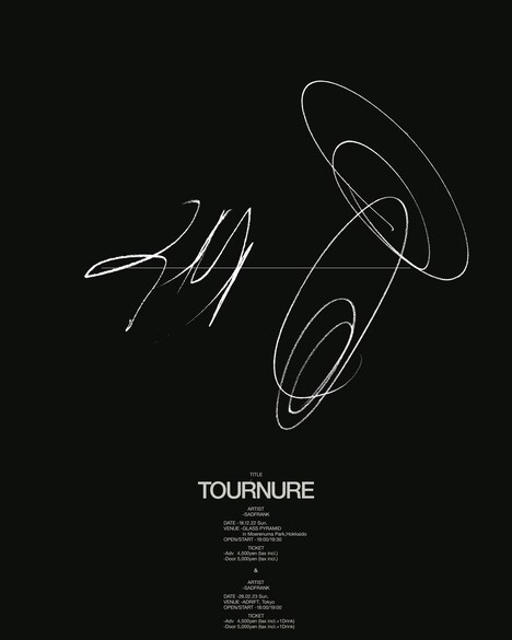 SADFRANK「TOURNURE」告知ビジュアル
