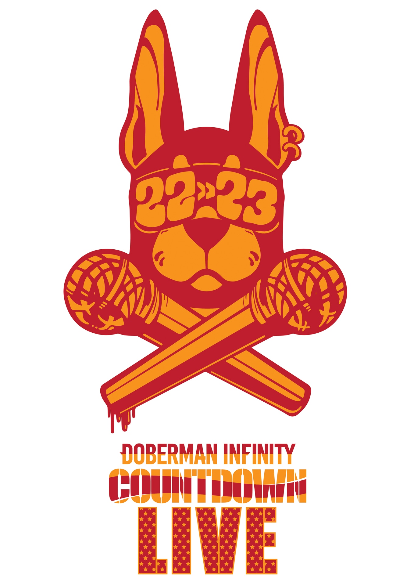 「DOBERMAN INFINITY COUNTDOWN LIVE 2022-2023」告知ビジュアル