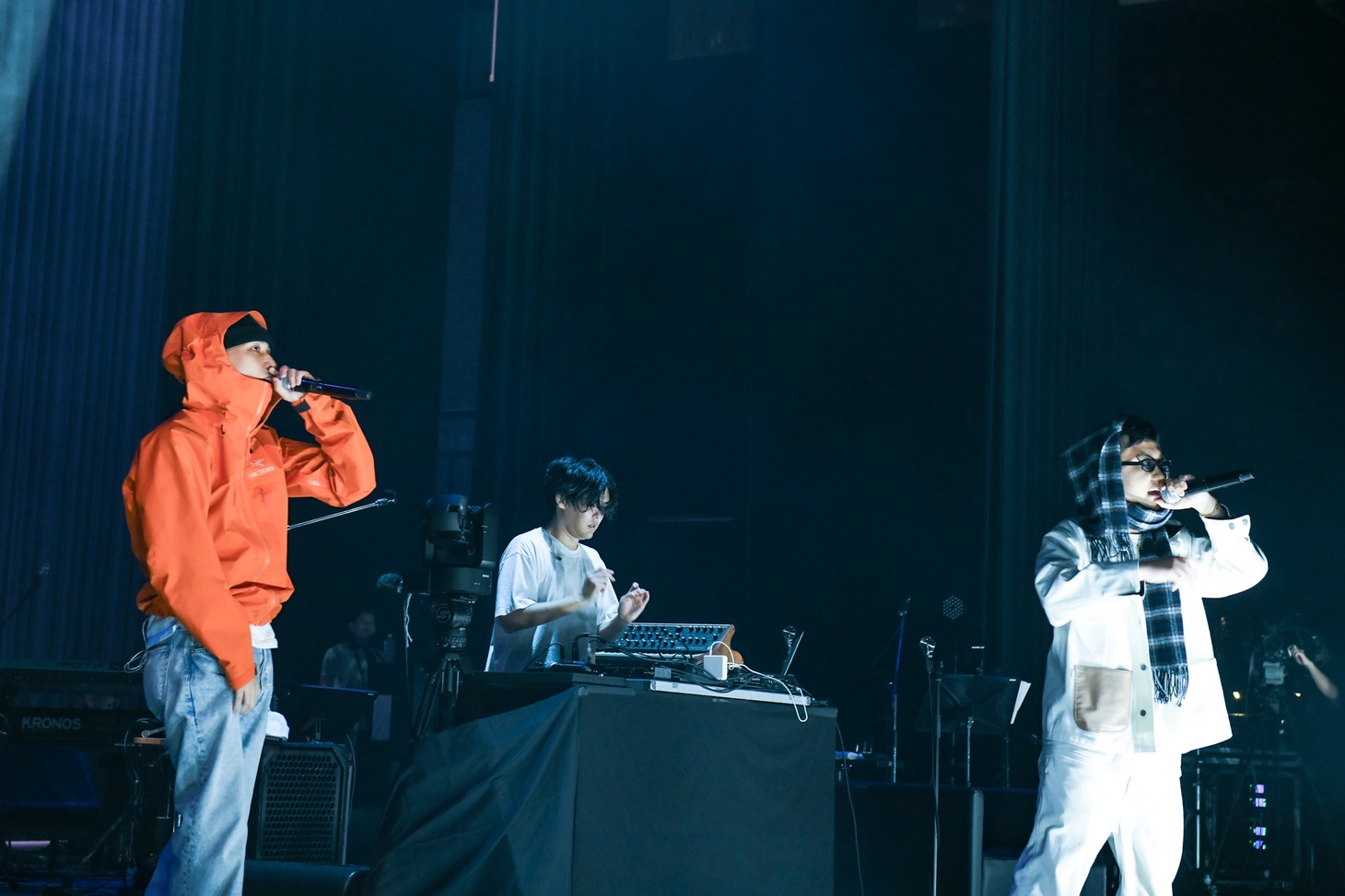 左からJJJ、STUTS、BIM。（Photo by Teppei Kishida）