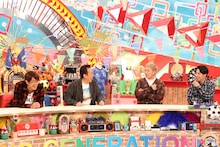 さまぁ～ずとニューヨーク。(c)フジテレビ