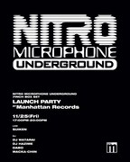 NITRO MICROPHONE UNDERGROUND「LAUNCH PARTY」告知ビジュアル