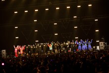 「Even without BiSH, this is WACK」の集合写真（Photo by sotobayashi kenta）