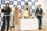 左から佐藤寛太、EXILE MAKIDAI、藤原樹。