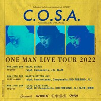「C.O.S.A. ONE MAN LIVE TOUR 2022」ビジュアル