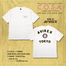 「C.O.S.A. ONE MAN LIVE TOUR 2022」Tシャツ