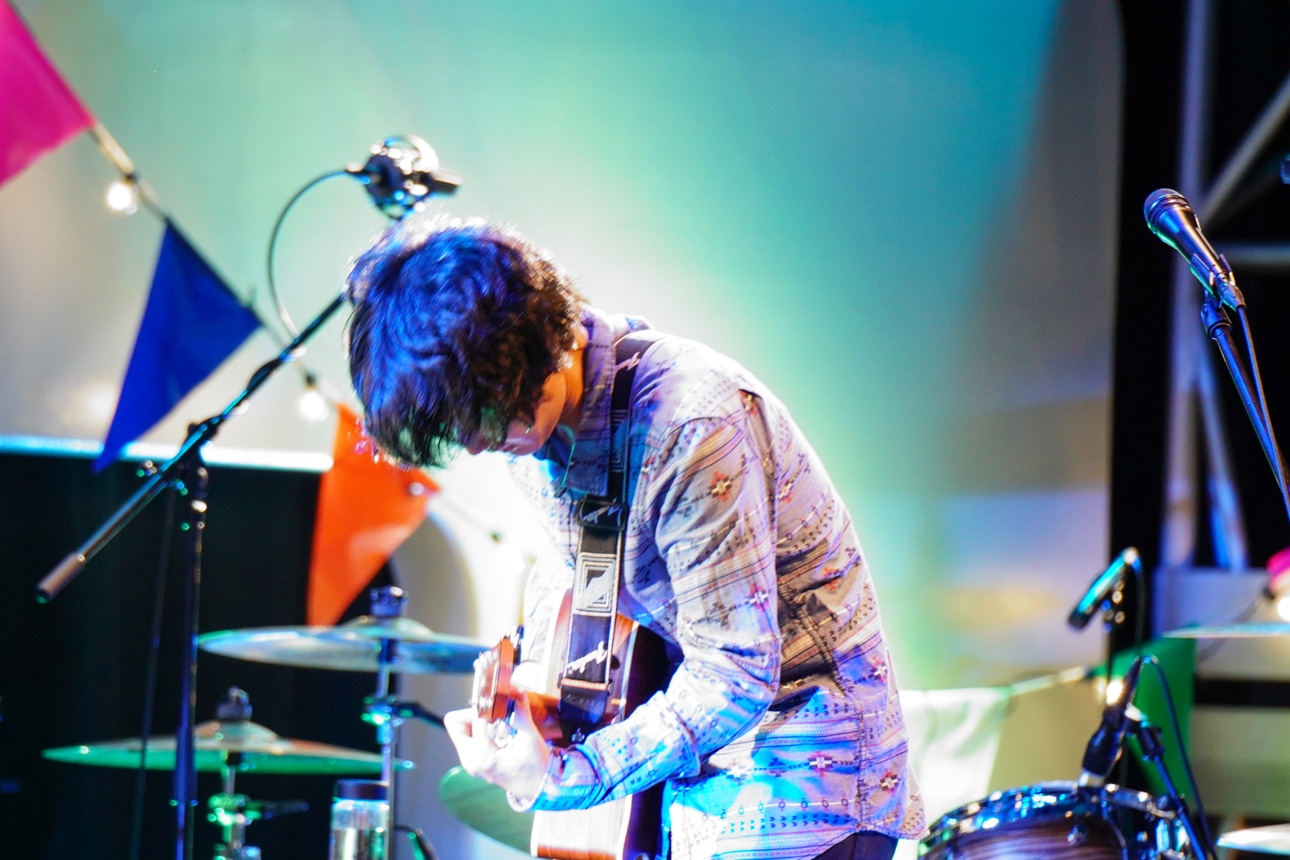上野啓示（G, Vo）（Photo by nakamura shiori）