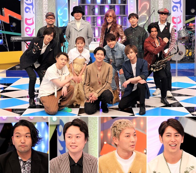 「堂本兄弟2022　KinKi Kids祝25周年SP」出演者 (c)フジテレビ