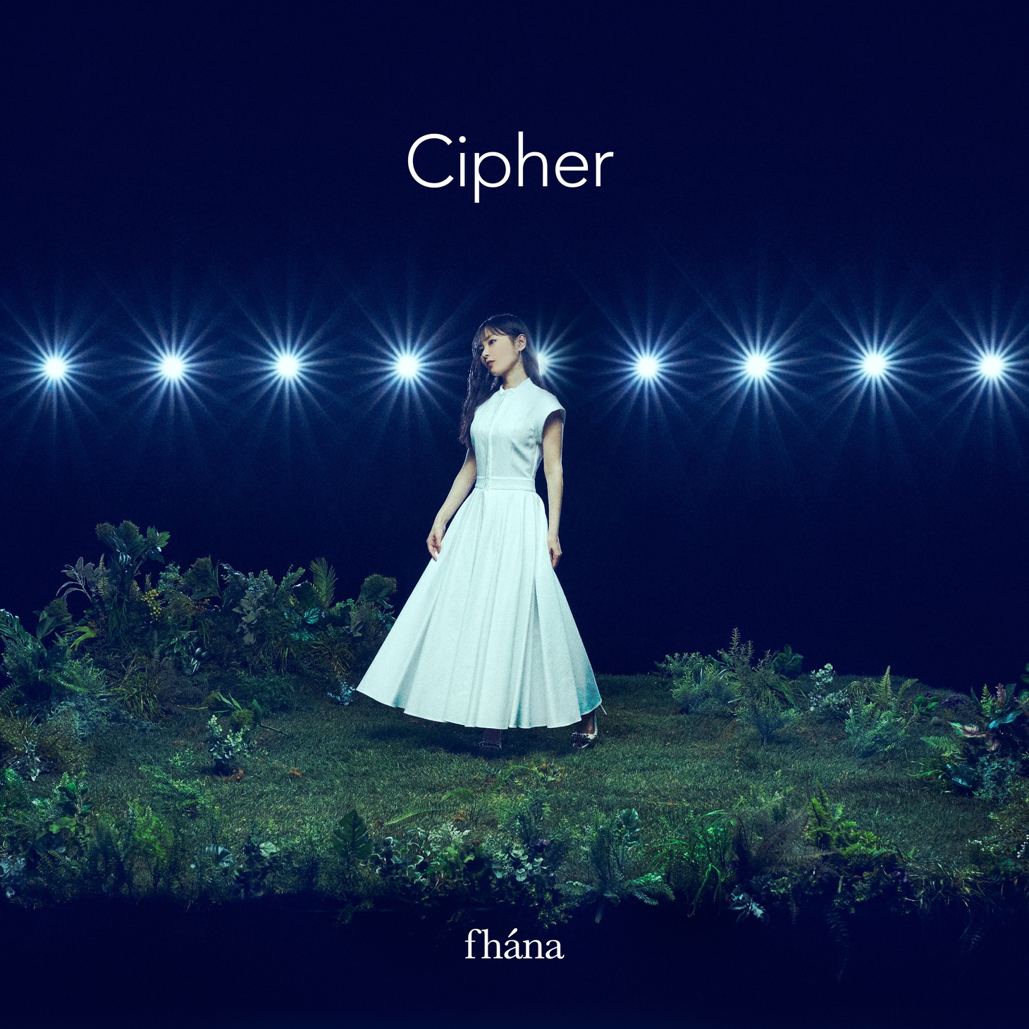 fhanaの最新アルバム「Cipher」通常盤のジャケット。