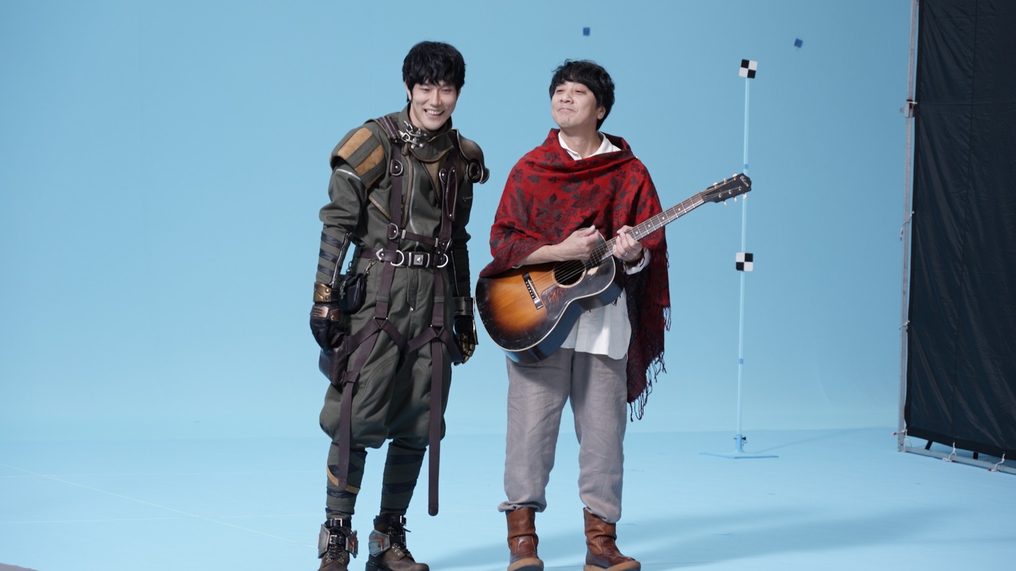 「ロマンシング サガ リ・ユニバース」テレビCM「4周年はミンサガ祭」編メイキング写真