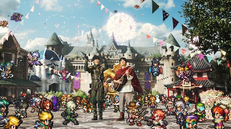 「ロマンシング サガ リ・ユニバース」テレビCM「4周年はミンサガ祭」編より。