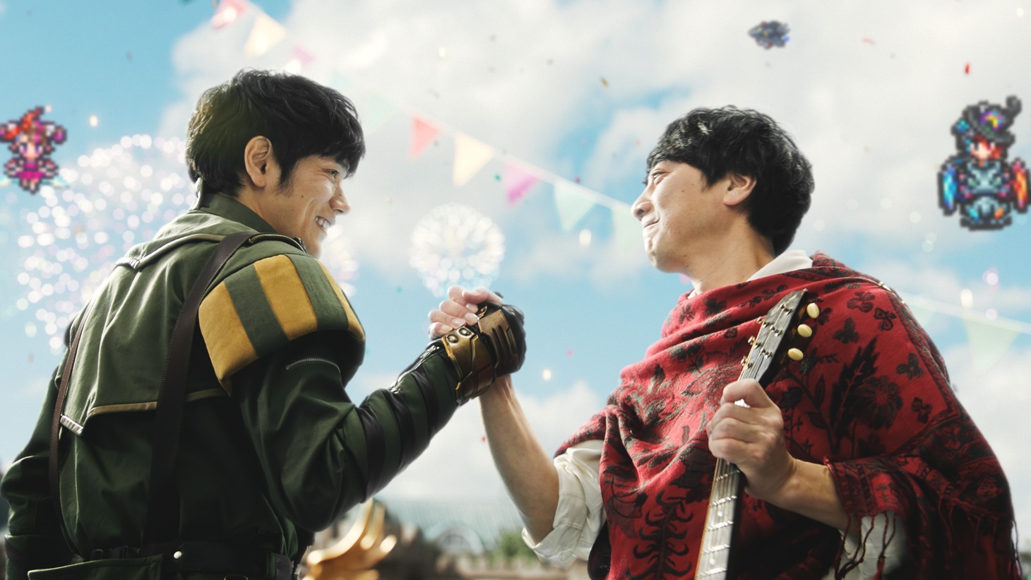 「ロマンシング サガ リ・ユニバース」テレビCM「4周年はミンサガ祭」編より。