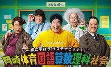 「岡崎体育国語算数理科社会」キービジュアル
