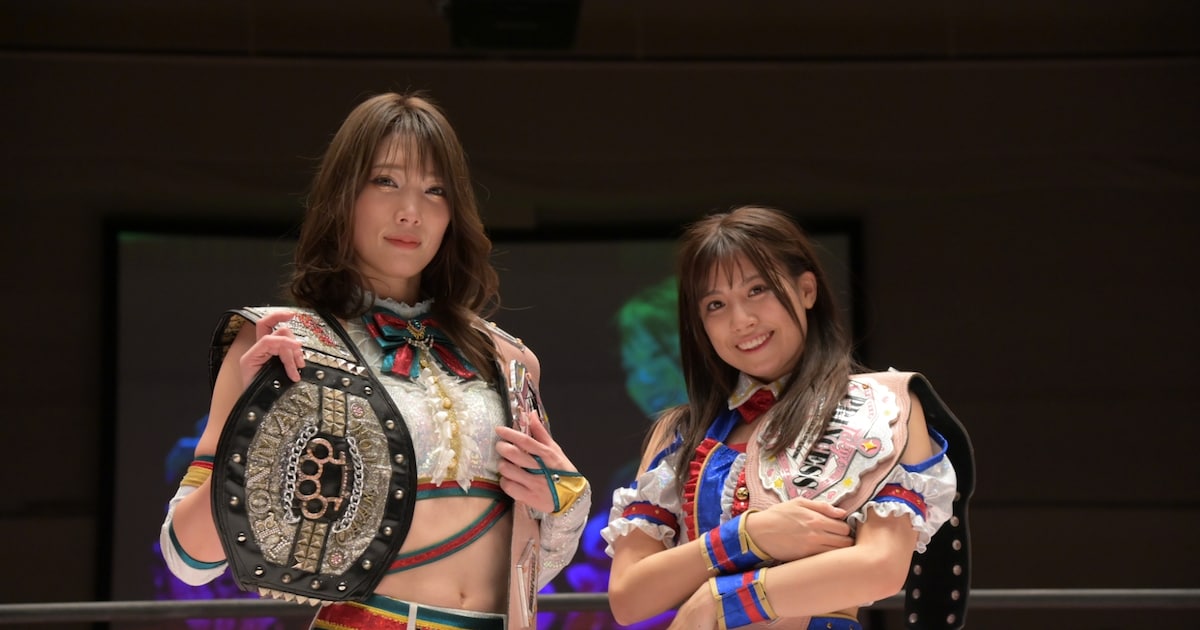 SKE48荒井優希がプロレスで3度目の防衛に成功、1・4にアメリカからの 