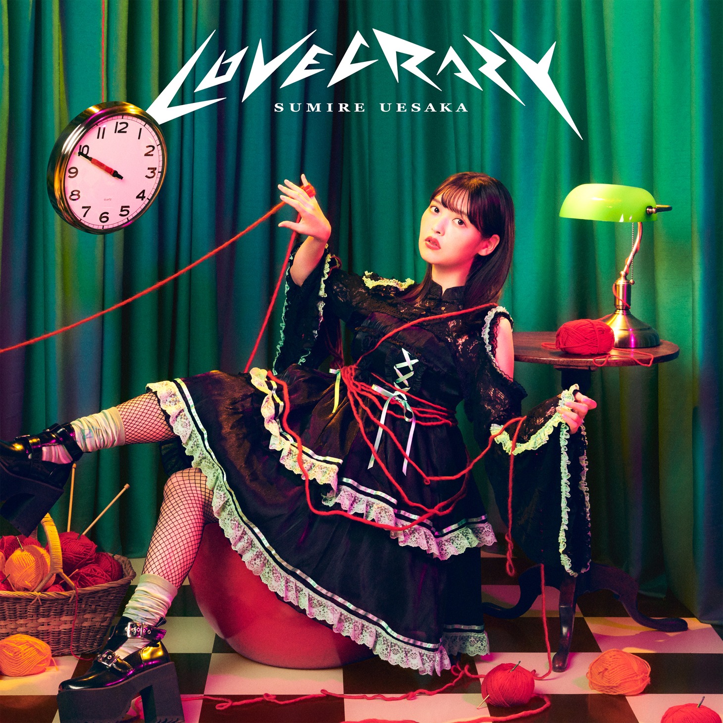 上坂すみれ「LOVE CRAZY」初回限定盤ジャケット