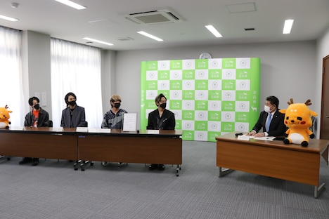 委嘱式の様子。