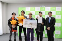 委嘱式の様子。