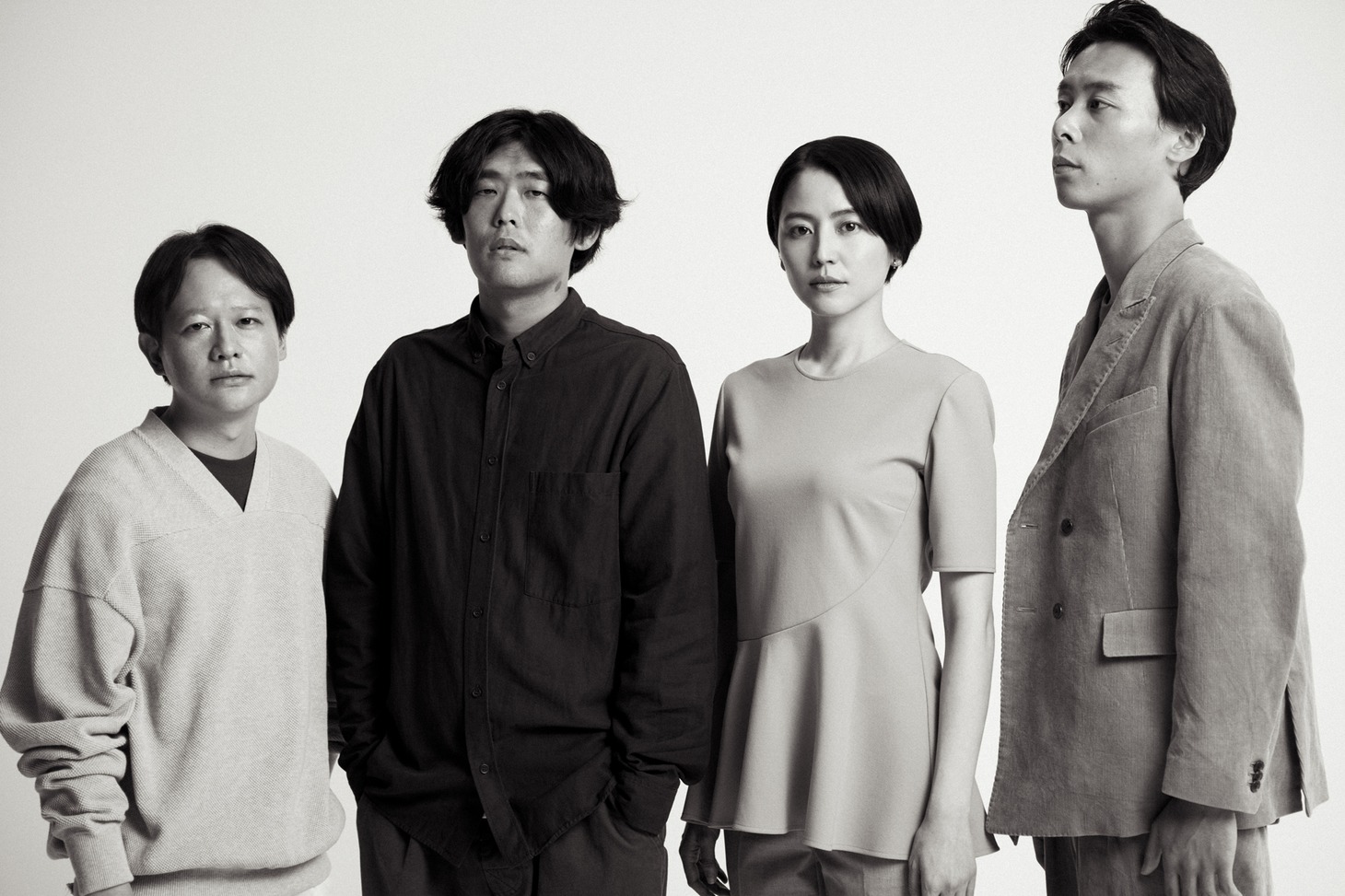 左からbutaji、STUTS、長澤まさみ、YONCE（Suchmos）。
