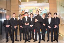 「Tiffany Holiday Street 点灯記念イベント」に参加したSnow Man。