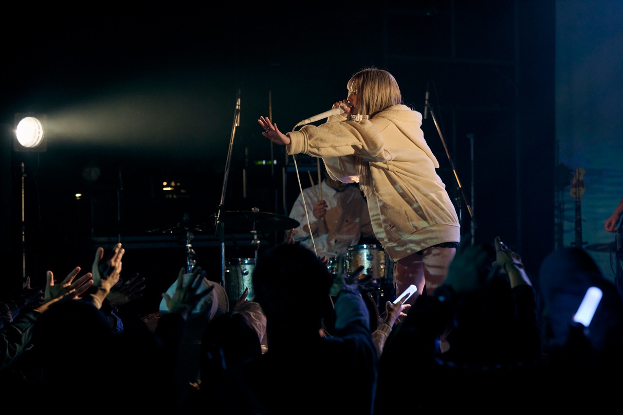 ILIE「LIVE HOUSE TOUR 2022 "AME"」東京・LIQUIDROOM公演の様子。