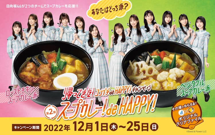 日向坂46とCoCo壱番屋、コラボキャンペーン第2弾＆第3弾発表（写真9枚 