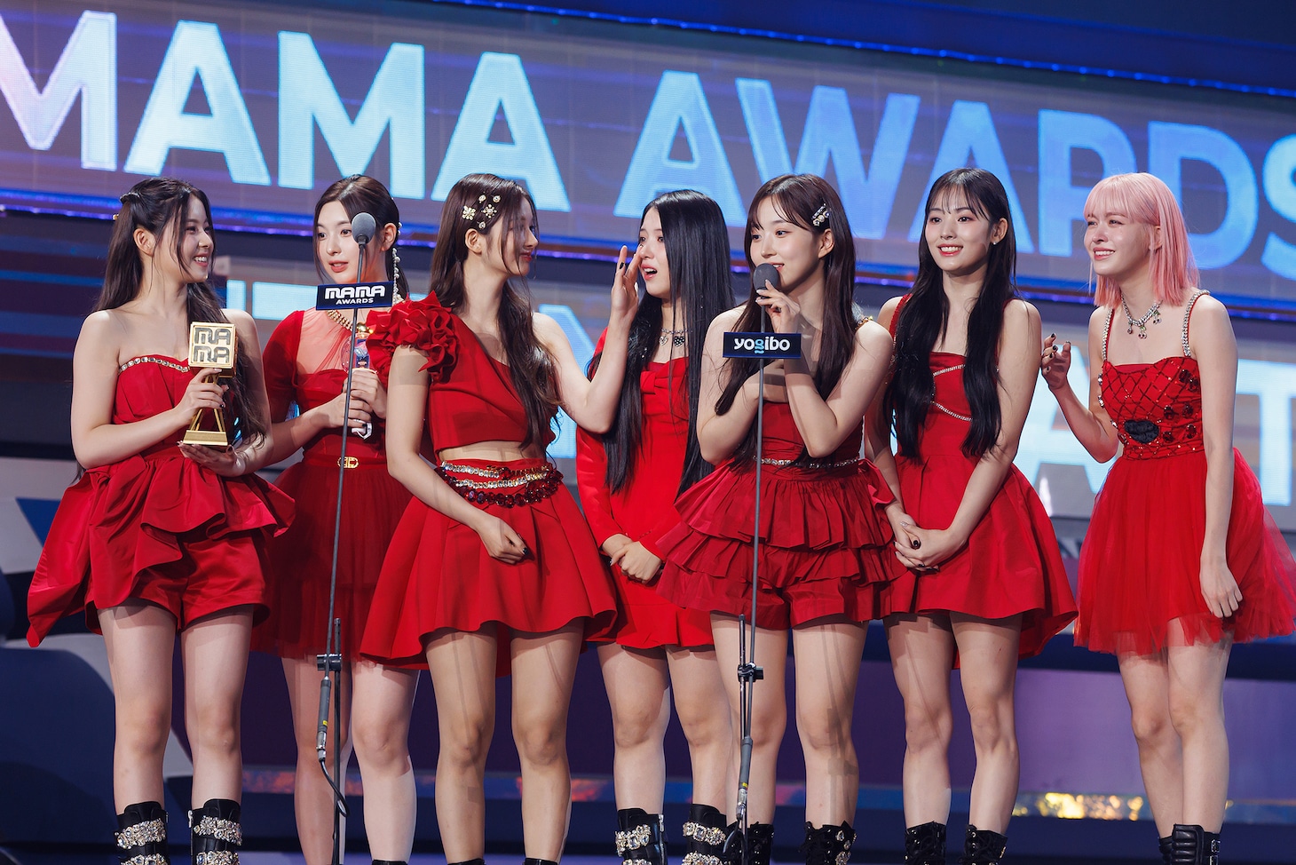 「Favorite New Artist」に選出されたNMIXX。 (c)CJ ENM Co., Ltd, All Rights Reserved