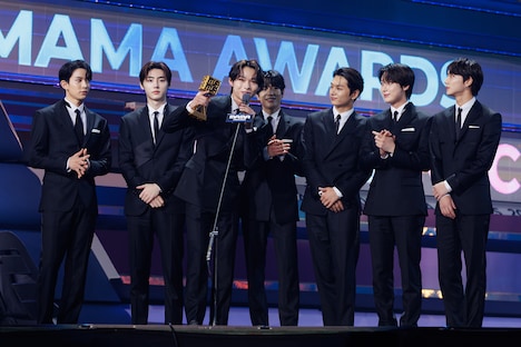 「WORLDWIDE FANS' CHOICE」に選出されたENHYPEN。 (c)CJ ENM Co., Ltd, All Rights Reserved