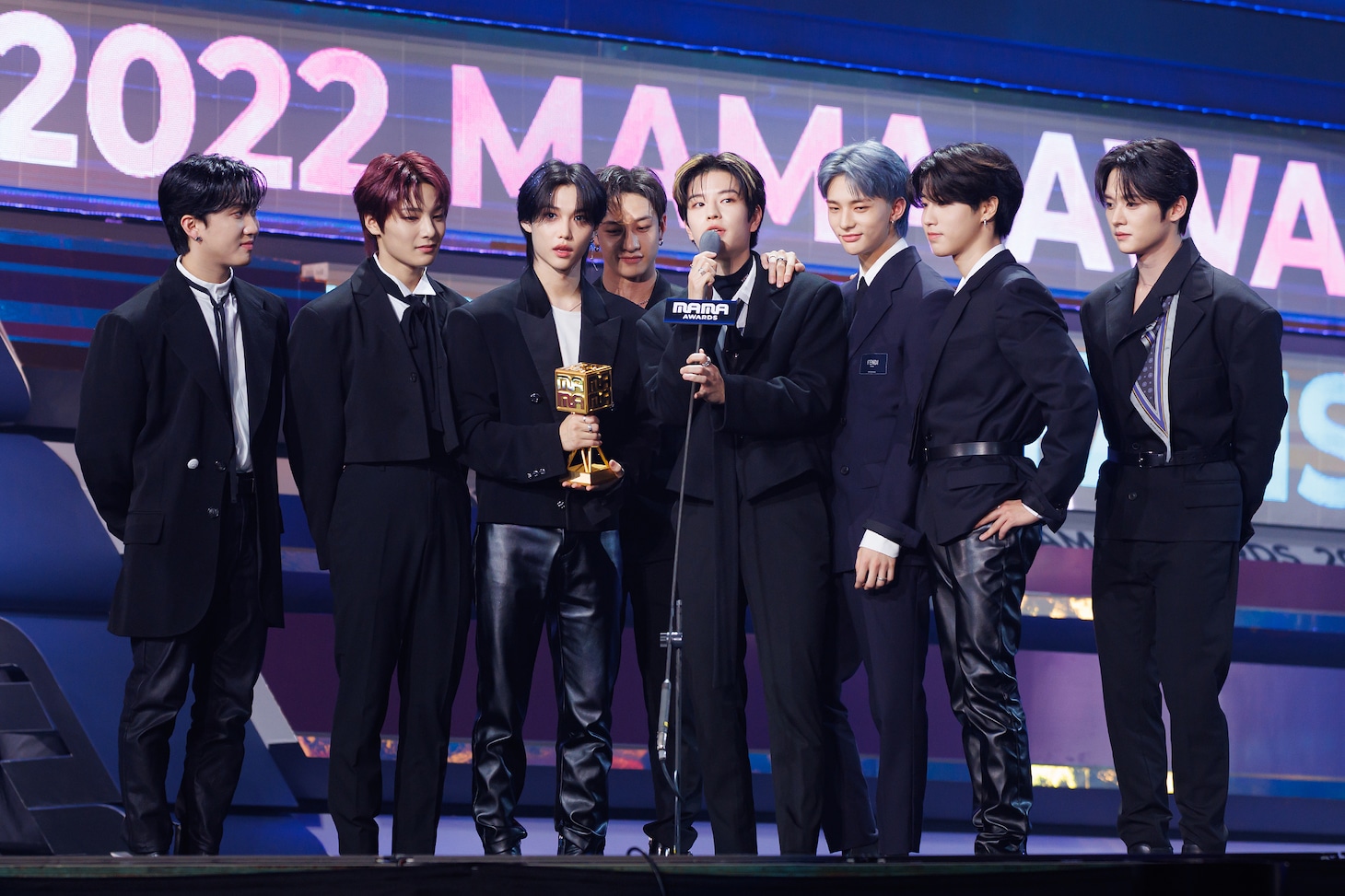 「WORLDWIDE FANS' CHOICE」に選出されたStray Kids。 (c)CJ ENM Co., Ltd, All Rights Reserved