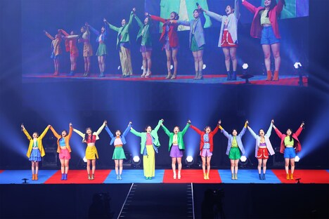 アンジュルム「アンジュルム concert 2022 autumn final ANGEL SMILE」の様子。