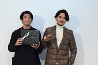 左からユートピアアグリカルチャーの阿座上陽平氏、長塚健斗（WONK）。