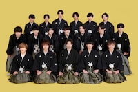 CUBERS（前列）、THE SUPER FRUIT（中列）、世が世なら!!!（後列）。